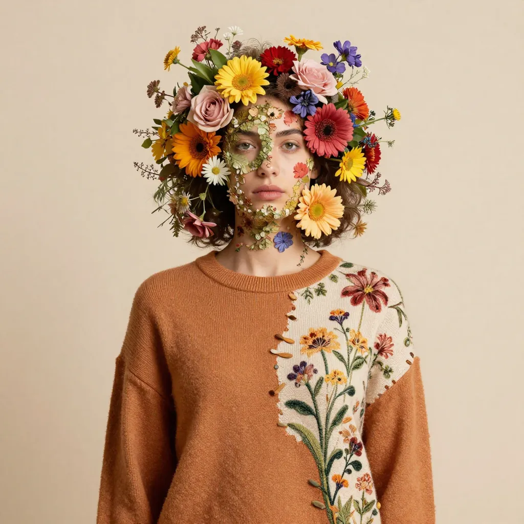 Herfst collectie met warme tinten en seizoensgebonden bloemen