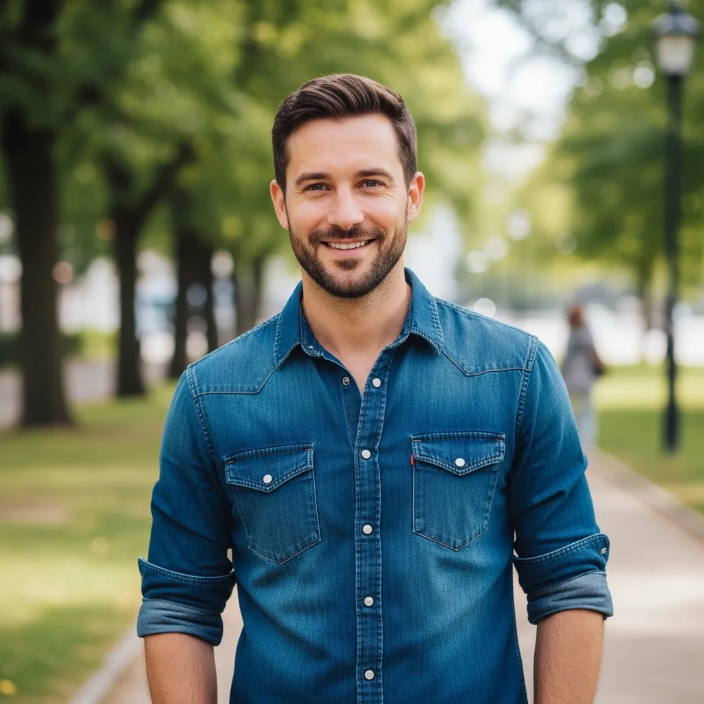 Portret van Thomas Bakker