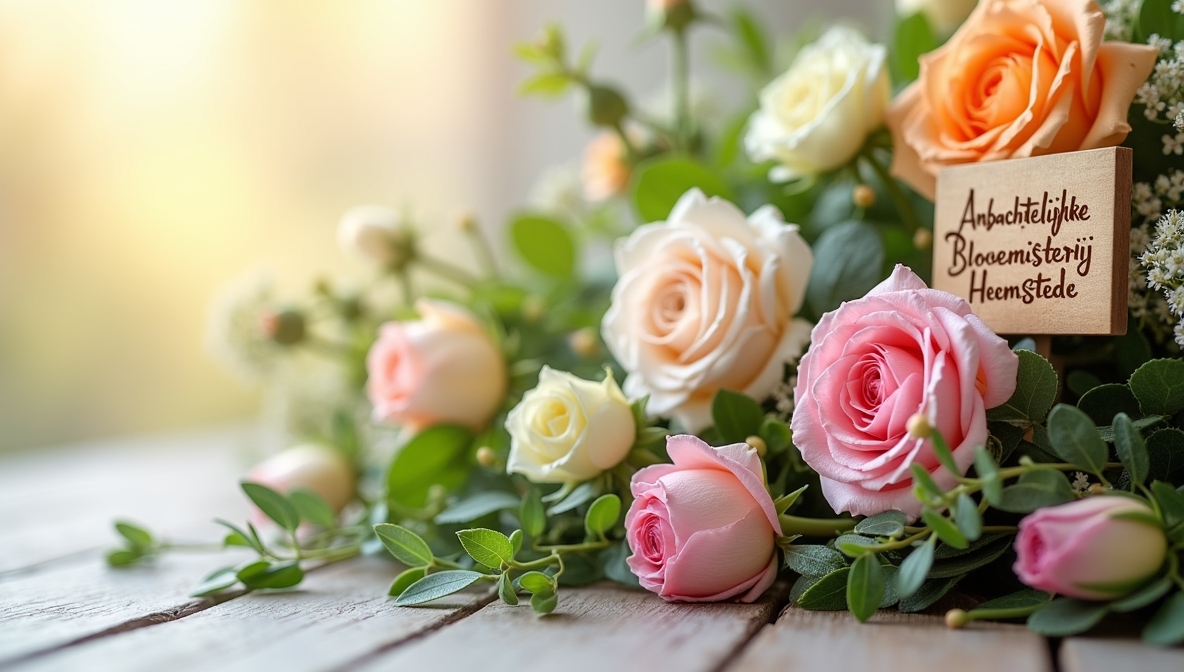 Bloemschik workshop in actie